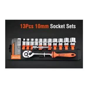 소켓렌치 3 8인치 6각 13Pcs 세트/사무용품/산업용품/공구/수공구/드라이버/니퍼/스패너/펜치/DIY용6각소켓