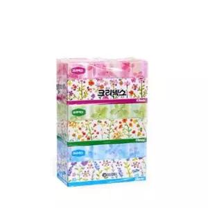[셀러허브]크리넥스 각 티슈 휴지 화장지 미용 티슈 250매x3개 (S34161991)