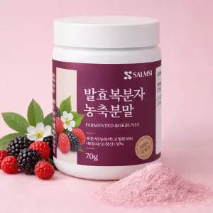 고창 발효 복분자분말 농축 가루 1통
