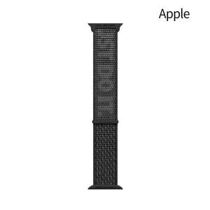 애플워치 스트랩 나이키 스포츠 루프 애플 정품 NIKE LOOP 42-49mm, 블랙(저스트두잇)