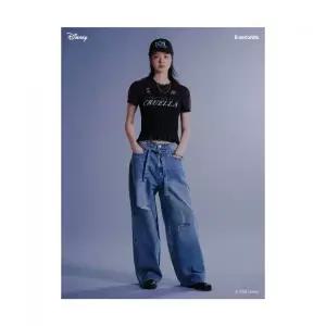8SECONDS 변형 디스트로이드 데님 블루 102351