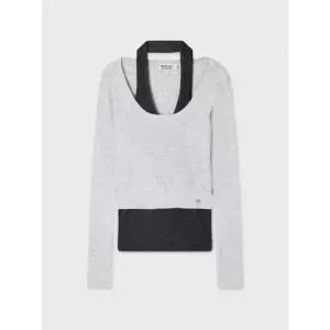 [AK수원점] [후아유] 여성 Halterneck Layered Pullover WHKAG4821F