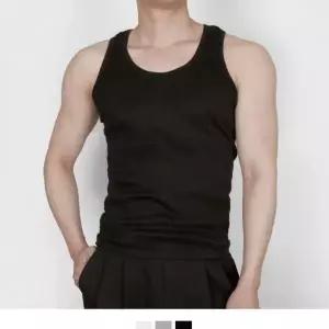 [알티피아]남성나시티 데일리스판슬림핏 러닝헬스민소매나시룩 기본이너
