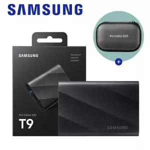 삼성전자 공식인증 포터블 외장SSD T9 2TB 2테라 MU-PG2T0B/WW 파우치 증정