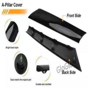 1pc 왼쪽/오른쪽 앞유리 트 트림 미니 쿠퍼 R55 R56 R57 200715 사이드 몰딩용 A 필러 커버