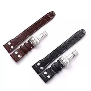 22mm 가죽 손목시계 스트랩 SDH1 버클 끈 워치 명품 IWC 롤렉 스 까르 띠에 서브마리너