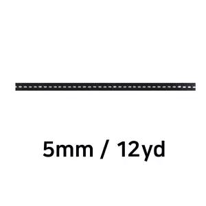 필수템 골직 스티치 롤 (폭 5MM) (검정) 꽃다발리본