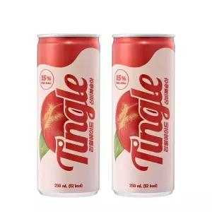 갤러리아 팅글 리얼에이드 신비복숭아 250ML 24캔