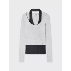 [후아유][AK수원점] [후아유] 여성 Halterneck Layered Pullover WHKAG4821F
