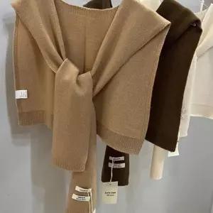 (다올)울 케이프 숄 페이크 니트 머플러 어부바가디건