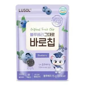 루솔 블루베리 그대로 바로칩 15g