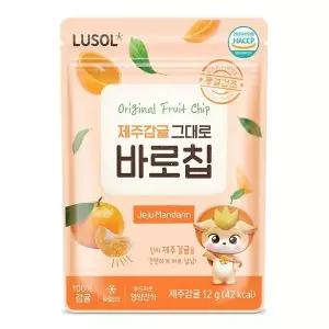 루솔 제주감귤 그대로 바로칩 12g