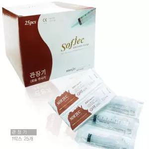 화진 일회용주사기 관장기 60cc 1통(25개)