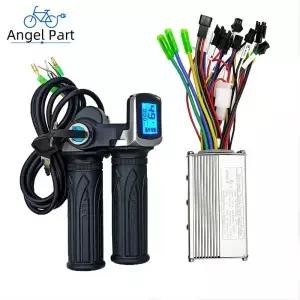 전기 자전거 수리를위한 24V 36V 48V 250W 350W 전자 스쿠터 브러시리스 모터 범용 컨트롤러 LCD 속도