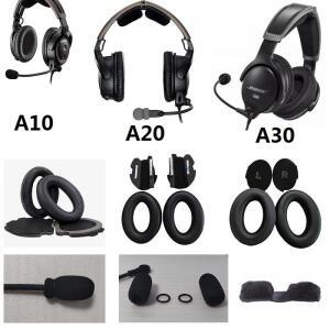 Bose A10 A20 A30 항공 헤드셋 교체 용 이어 패드 고퀄리티 귀마개 귀 베개 커버 마이크 폼