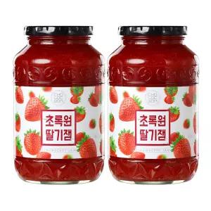 초록원 딸기잼 1kg x 2개