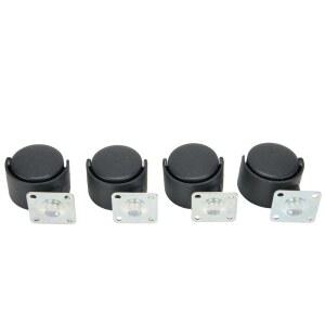 손수레바퀴 의자, 테이블 산업용 카트용 회전 캐스터 X 34MM 세트 지름 40MM,