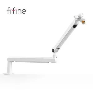 마이크받침대 거치대 스탠드 FIFINE 마이크 붐 암 데스크 걸이 걸게 클램프 로우 게임용 케이블 보관함-화