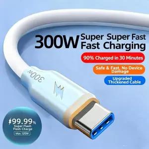 300W 파손 방지 타입-C 충전 케이블 여행용 차량용 가정용 일상용 휴대폰 핸드폰 충전을 숏 사이즈 및 긴