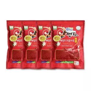 [신세계라이브쇼핑]26년산 안면도 태양초 고춧가루 2kg(500g X 4봉)