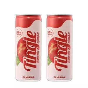 [일화]팅글 리얼에이드 신비복숭아 250ml x 24캔