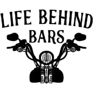 감옥 생활 오토바이 유머 멋진 선물 디어 데칼 스티커 2팩 5인치