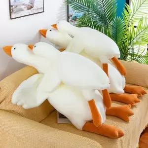 [무료배송] 대형 인테리어 쿠션 거위 인형 120cm 구스 오리