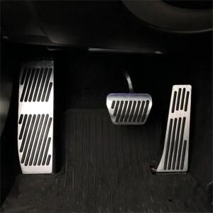 알루미늄 자동차 발판 페달 연료 가스 브레이크 패드 플레이트 BMW 3 5 시리즈 E30 E32 E34 E36 E38 E39 E4