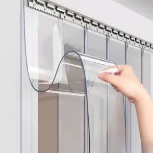 투명 에어커튼 방풍 비닐 효율성 PVC 에너지 절전 바람막이 에어컨 실내 매장용 편의