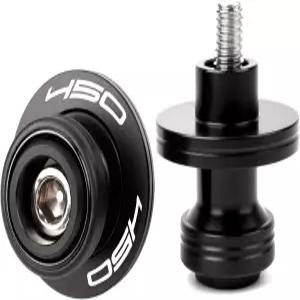 CF 450MT 2025 450SS 450SR 450CLC 450NK 450 CNC M10 오토바이 스윙암 스풀 슬라이더 스탠드 나사(블랙)와