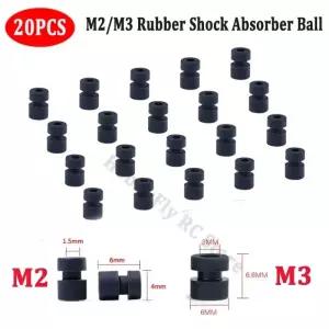 FPV 드론 고무 댐핑 볼 20개 M2 M3 F3 F4 F7 비행컨트롤러 방진 짐벌 RC 부품