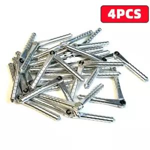 CNC 알루미늄 피벗 힌지 D4 5xL67 4PCS RC 비행기 고정날개 조립 액세서리