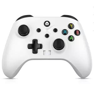매크로 음소거 버튼 배터리 듀얼 진동 화이트가 포함된 Xbox 컨트롤러 시리즈 XS One 및 Windows 10/11용