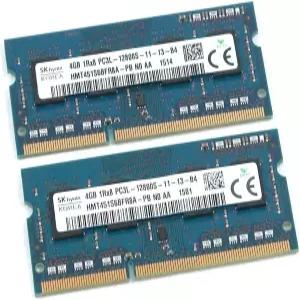 SK Hynix HMT451S6BFR8A 8GB 1Rx8 DDR3 PC3-12800 1600MHz 204-Pin Non-ECC CL11 1.35V Laptop Memory