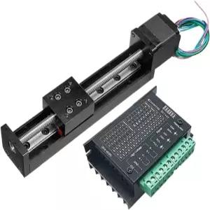 S25HH0 CNC 미니 T형 슬라이딩 테이블 50mm 전동 선형 레일 플랫폼 Nema11 모터 구동 키트 스테이지 XYZ 축