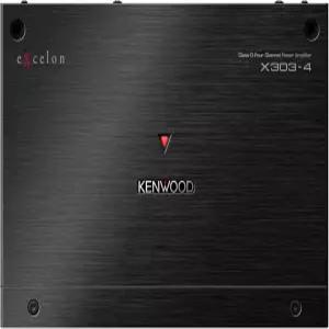 KENWOOD eXcelon X3034 클래스 D 4채널 전력 증폭기 조절 가능한 제어 뛰어난 사운드 선명도 및 고급 보호