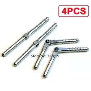 RC 비행기 고정 날개 CNC 알루미늄 피벗 핀 원형 힌지 D4 5xL67 조립 액세서리