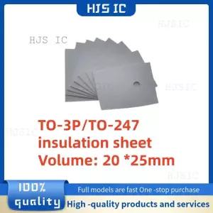 대형 TO 3P TO 247 TO 220 실리콘 절연 패드 필름 25mm*20mm 19mm*14mm 100PCS