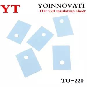 TO 220 절연 패드 방열판 히트싱크 100PCS