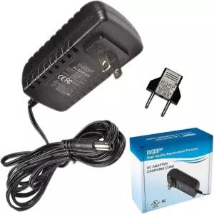 브라더 P-Touch PT-18R PT-1010NB 라벨링 시스템 및 유로 플러그 어댑터와 호환되는 HQRP AC 어댑터/전원