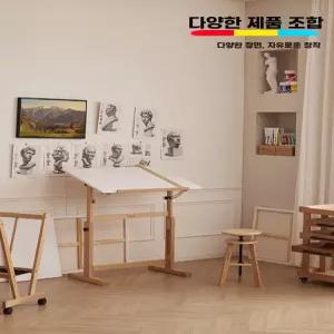 드로잉 도면 제도기 설계 스케치 서예 그림 건축 미니멀 테이블