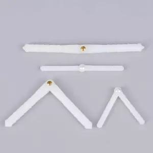 RC 비행기 모델 날개 액세서리 10개 직경 2 5mm 4 5mm 플라스틱 핀 힌지