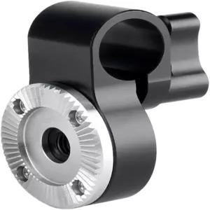 15mm 싱글 로드 클램프가 장착된 NICEYRIG 로제트 어댑터 M6 스레드 마운트 카메라 비디오 지원 시스템에