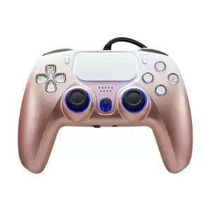 DOYO 유선 PS5 컨트롤러 PlayStation 5용 게이밍 PC/Steam 듀얼 진동 기능이 있는 터보 홀 효과 트리거