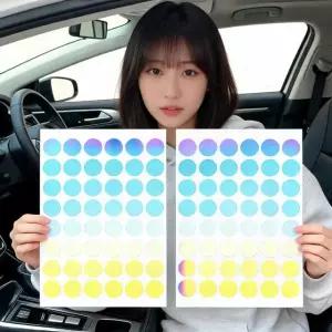 숫자 스티커 원형 라벨지 다이어리 사무실 데일리 꾸미기용 구성