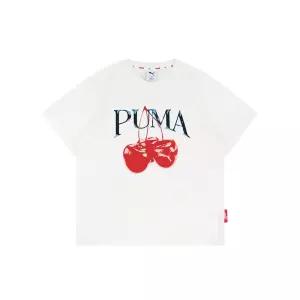 푸마 키즈 여아 그래픽 반팔티_PK62TL401 5010044907 6302307