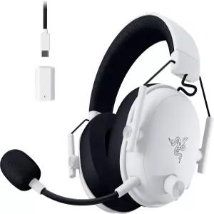 레이저 블랙샤크 V3 무선 PC 게이밍 헤드셋 50mm 드라이버 화이트 슈퍼 와이드밴드 마이크 2.4GHz 블루투스