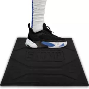STOMP 애슬레틱스 배구 및 농구화를 위한 재사용 가능한 대형 트랙션 매트 샤크 탱크에서 볼 수 있음 -