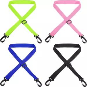 파티킬 스키 부츠 캐리어 스트랩 스 스케이트 블랙 블루 핑크 라이트 그린을 위한 4팩 스노보드 조절