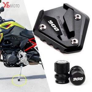 BMW 호환 호환 F900GS 어드벤처 F 900 GS 어드벤처 F 900GS ADV 2024 2025 오토바이 액세서리 킥 스탠드 풋 사이드 스탠드 확대기 패드